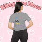 Colorful BTS kidcore T-shirt featuring Bangtan Boys K-Pop group photo, women's festival crop top by Printify.