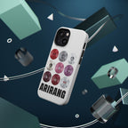 Printify BTS Arirang vinyl record grid phone case featuring cool BTS fan merch design, impact-resistant for smartphones.
