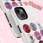 Printify BTS Arirang vinyl record grid phone case featuring cool BTS fan merch design, impact-resistant for added protection.
