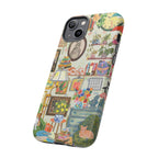 Cute cat portrait iPhone 17 case by Printify featuring a cozy living room pet home design on a stylish phone cover.
