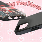 Cool BTS Bangtan phone case with fanmade K-pop band photo design, impact-resistant cover for smartphones.