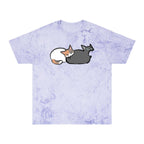 Color Blast Cat T-Shirt, Soft Cotton Tee for Cat Lovers - Kitty TeeHees