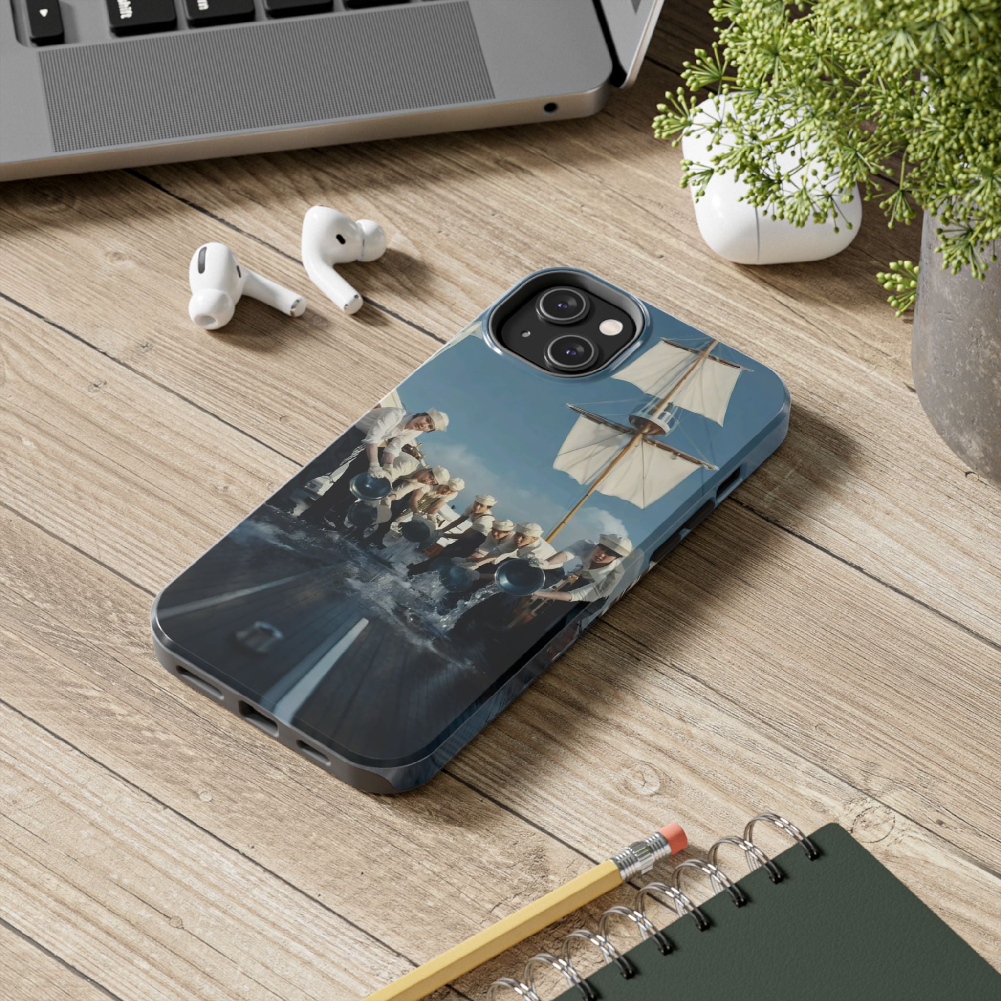 Cute BTS Sailor phone case featuring K-pop band artwork, perfect for BTS fans and concert enthusiasts.