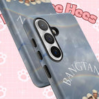 Cute Sailor BTS phone case by Printify featuring Bangtan Sailor design for iPhone and Samsung smartphones.