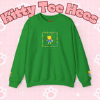 Love Who You Are Kidcore Crewneck Sweatshirt | Retro Colorful Self-Love Design - Kitty TeeHees
