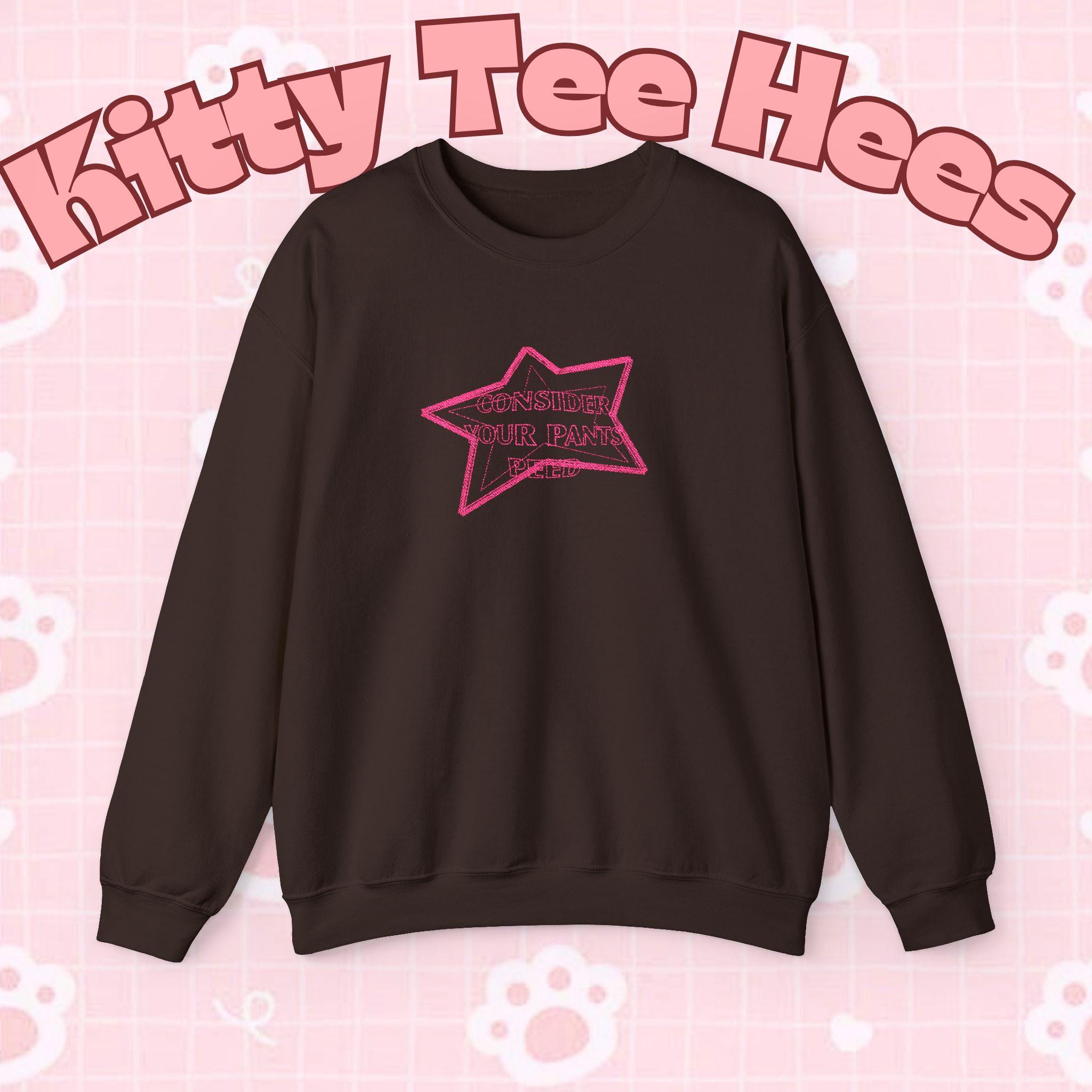Funny Swear Meme Christmas Crewneck Sweatshirt | Funny Holiday Pullover - Kitty TeeHees
