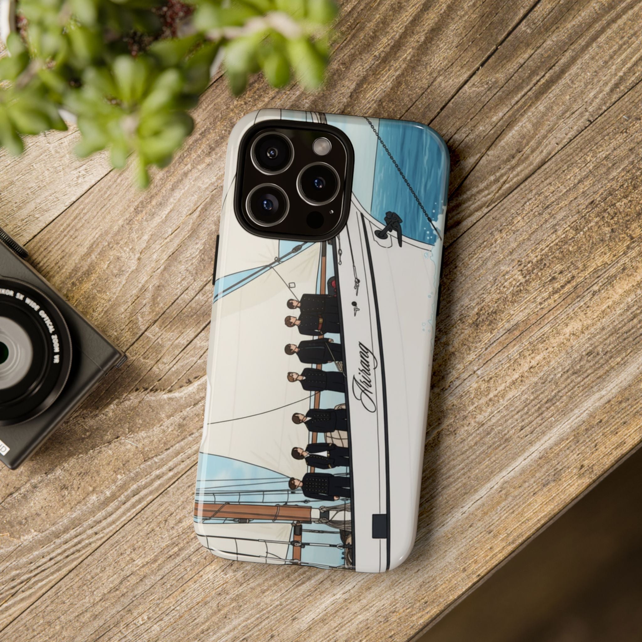 BTS Arirang swim phone case for iPhone 17 and Samsung, Printify tough concert phone case with Bangtan design