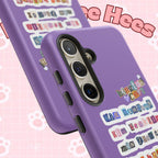 Printify BTS member names phone case featuring Jungkook, Jimin, and Rap Monster for iPhone 17, with a tough protective design.