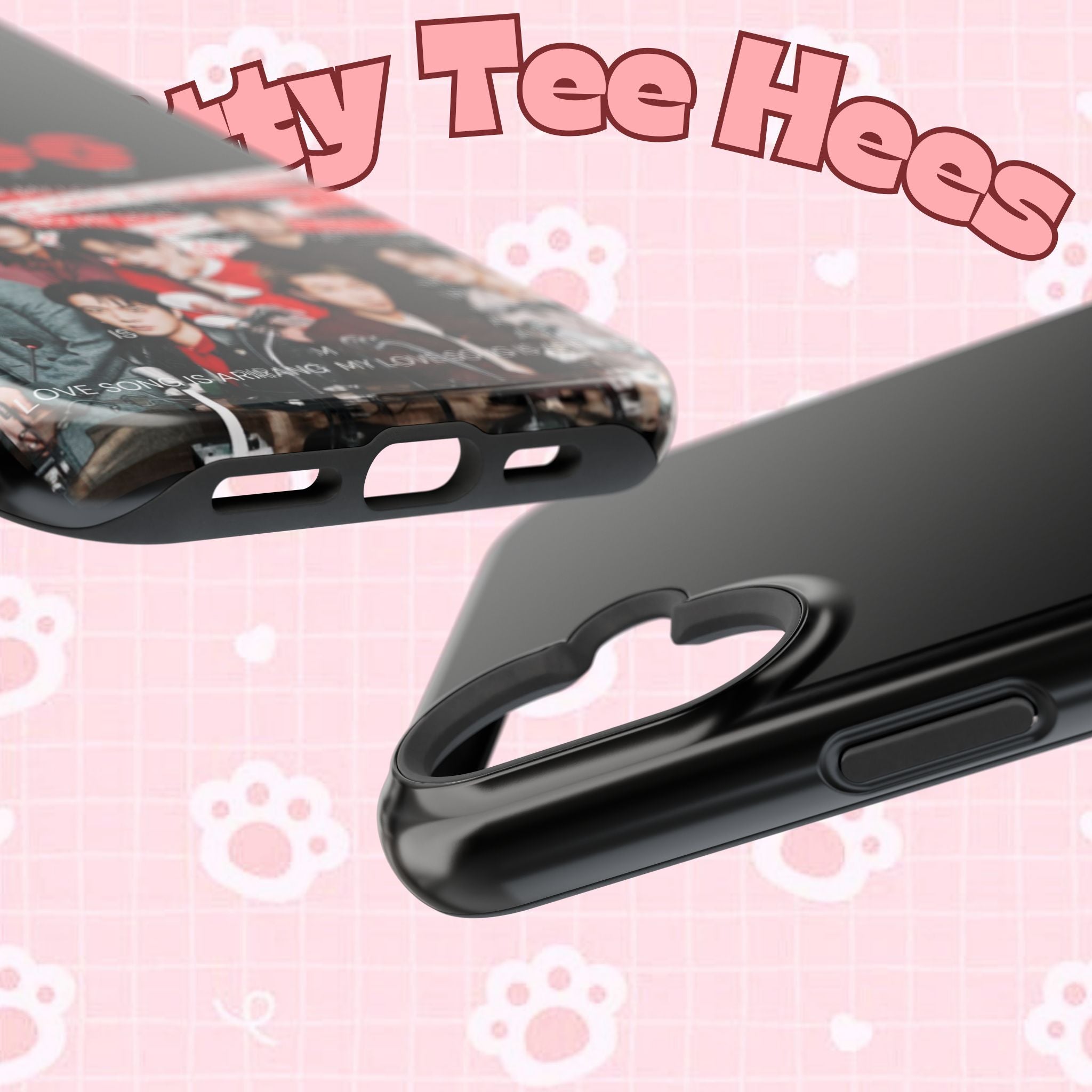 K-pop BTS Bangtan phone case with concert fanmade design, impact-resistant Printify phone cover featuring BTS Arirang imagery.