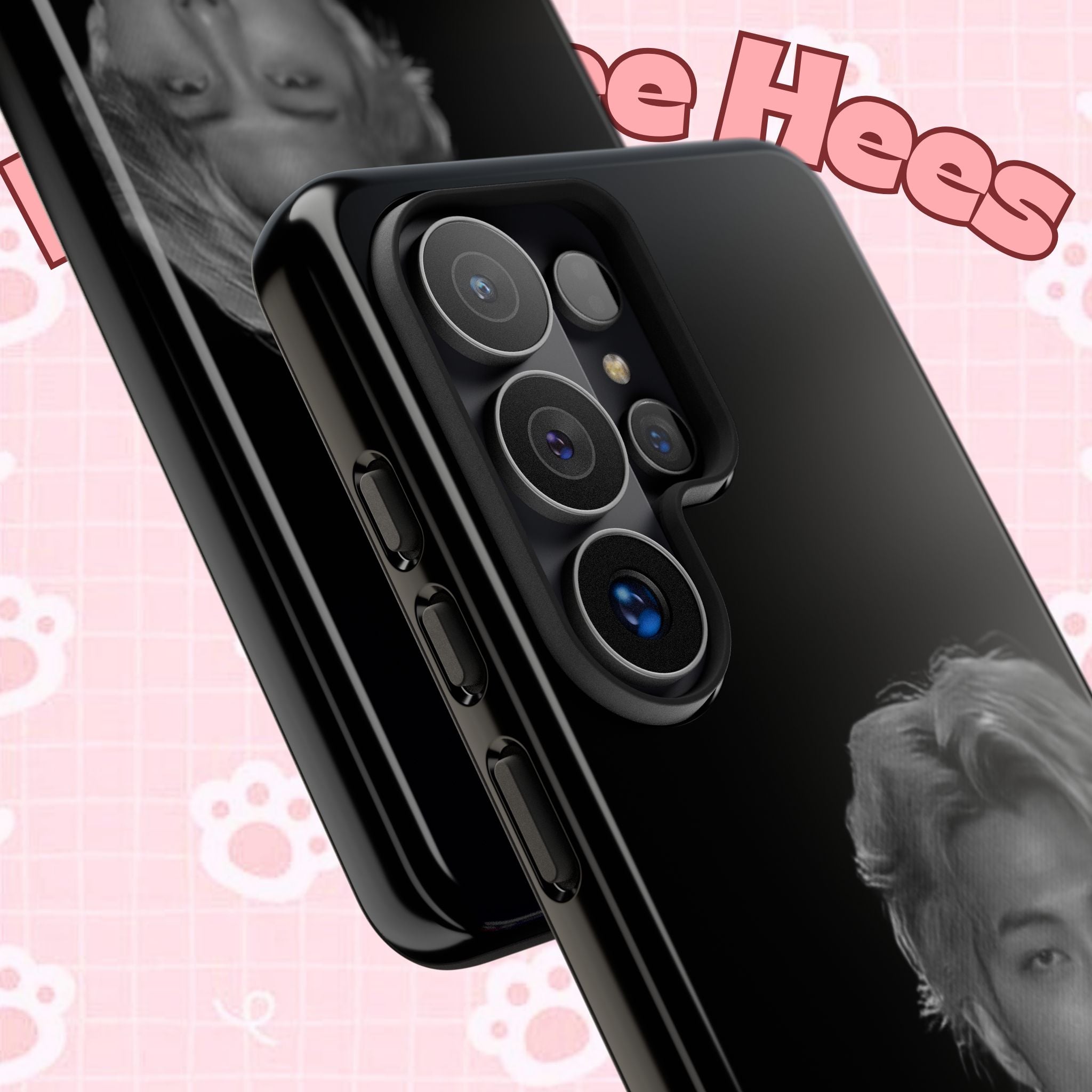 Namjoon BTS concert iPhone case by Printify featuring a durable, custom phone protector with vibrant design and rugged edges.