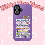 BTS member names phone case featuring Jungkook, Jimin, Rap Monster for iPhone 17, tough protective case by Printify