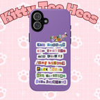 Custom BTS member names phone case featuring Jungkook, Jimin, and Rap Monster for iPhone 17, with a durable tough case design.