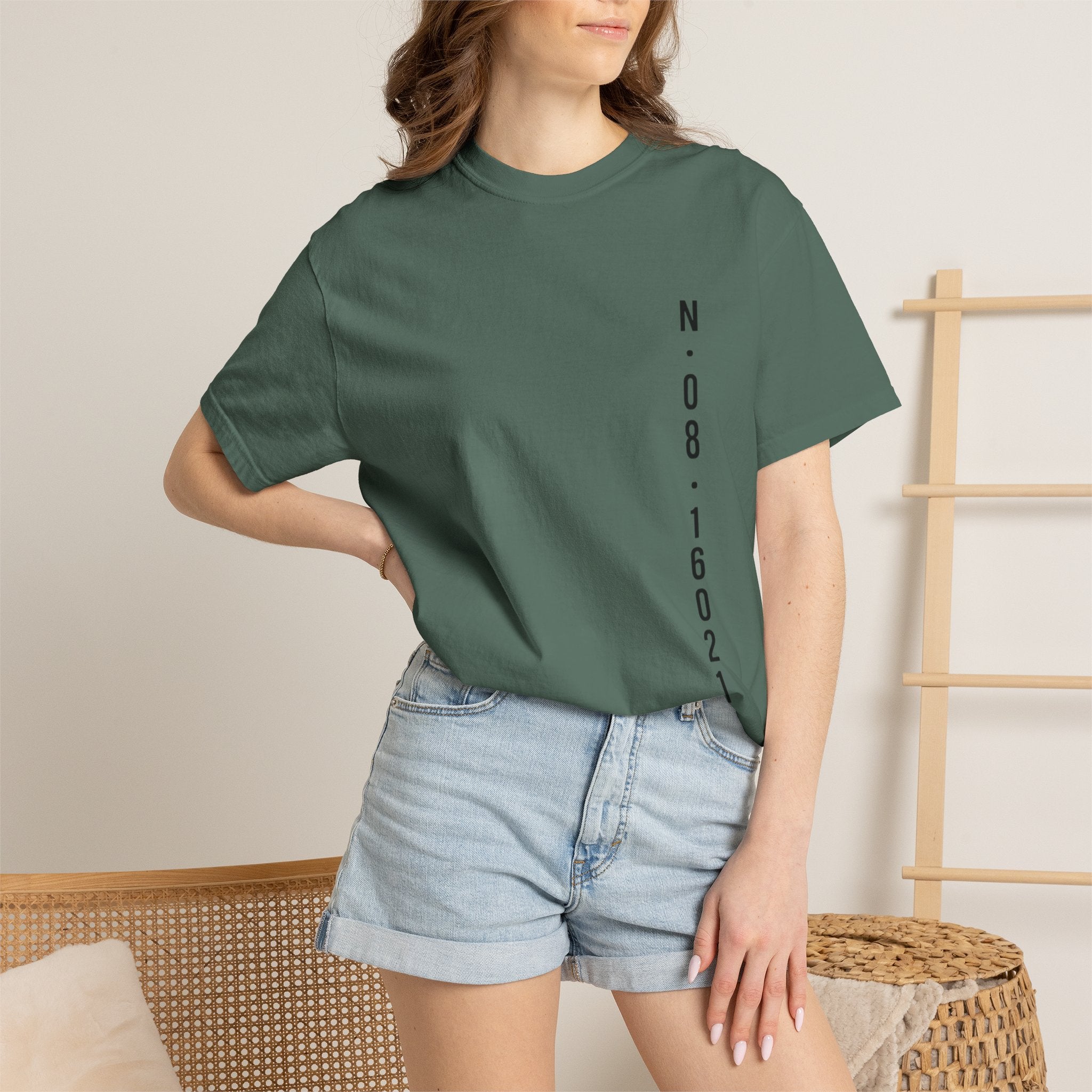 BTS 'Save Me' era fan T-shirt featuring retro concert style design, made by Printify, on a casual cotton T-shirt.