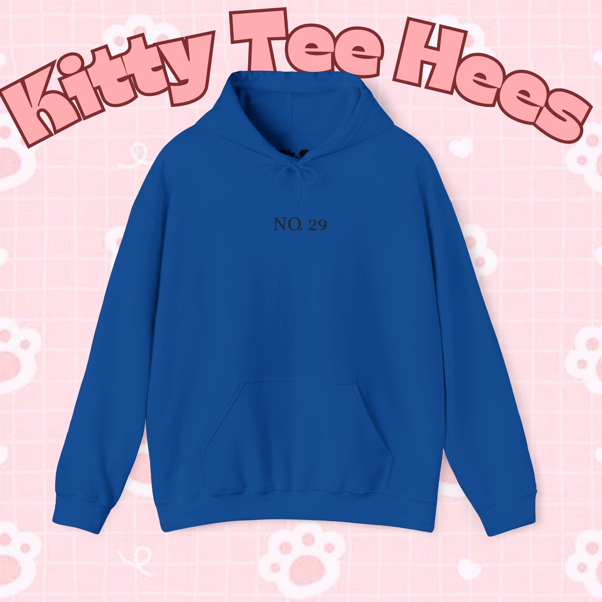 Unisex BTS No.29 sweater hoodie featuring Arriang BTS concert design, heavy blend fabric, printed by Printify.