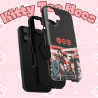 K-pop BTS Bangtan phone case featuring fanmade design with concert photo, impact-resistant plastic for Samsung and iPhone models