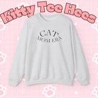 Cozy cat mom sweatshirt with cute animal print and feline design, perfect for pet lovers and cat owners.