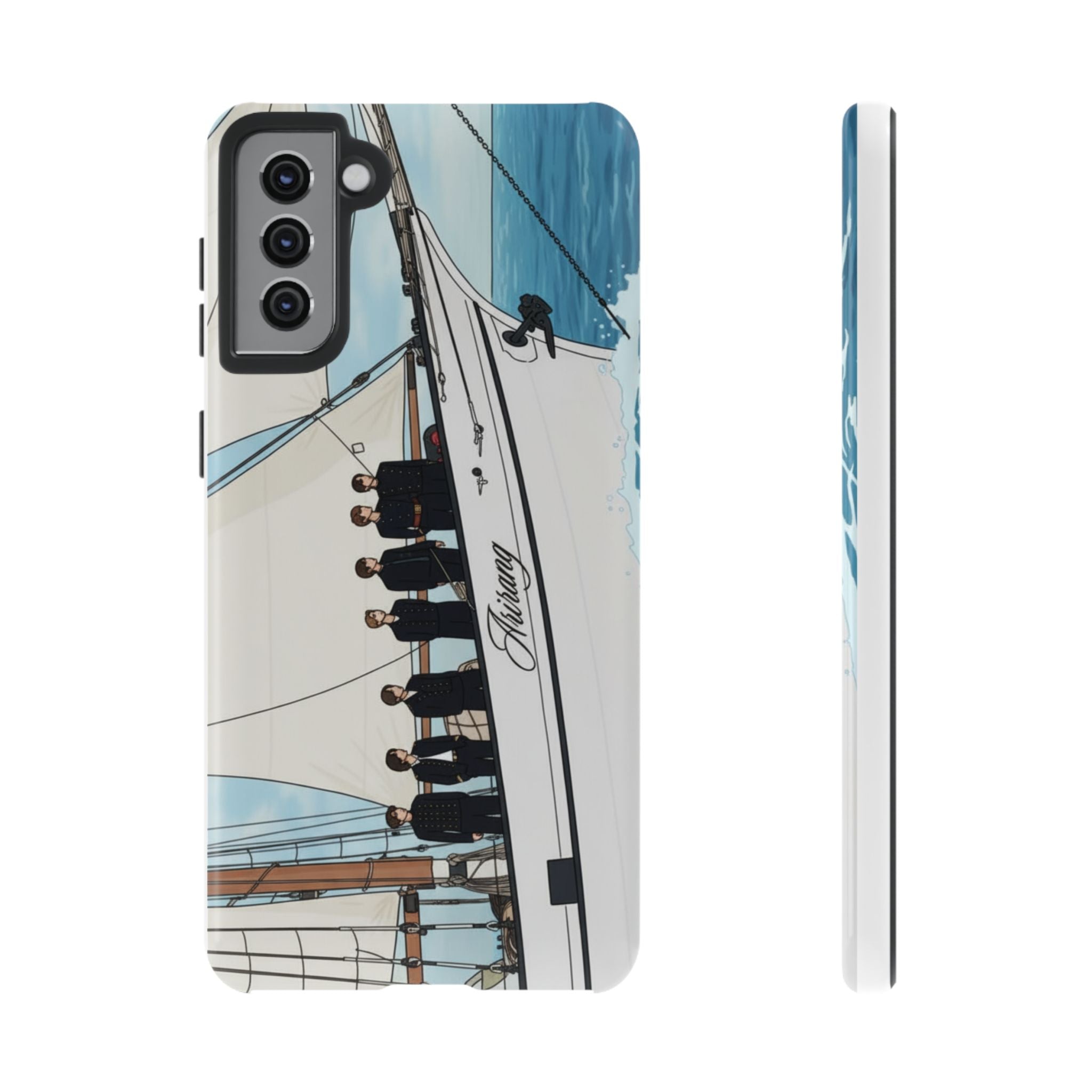 BTS Arirang swim themed phone case for iPhone 17 and Samsung, tough Bangtan concert case with colorful design by Printify