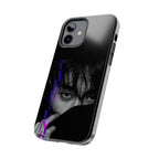 BTS Taehyung (V) phone case with dark Bangtan design for iPhone and Samsung smartphones, printed by Printify.