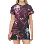 Draculaura Monster High T-Shirt Dress, Gothic Black Cat Apparel - Kitty TeeHees
