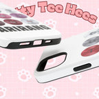 Impact-resistant phone case featuring Bangtan Arirang BTS vinyl record design, with grid pattern and fan merch style.