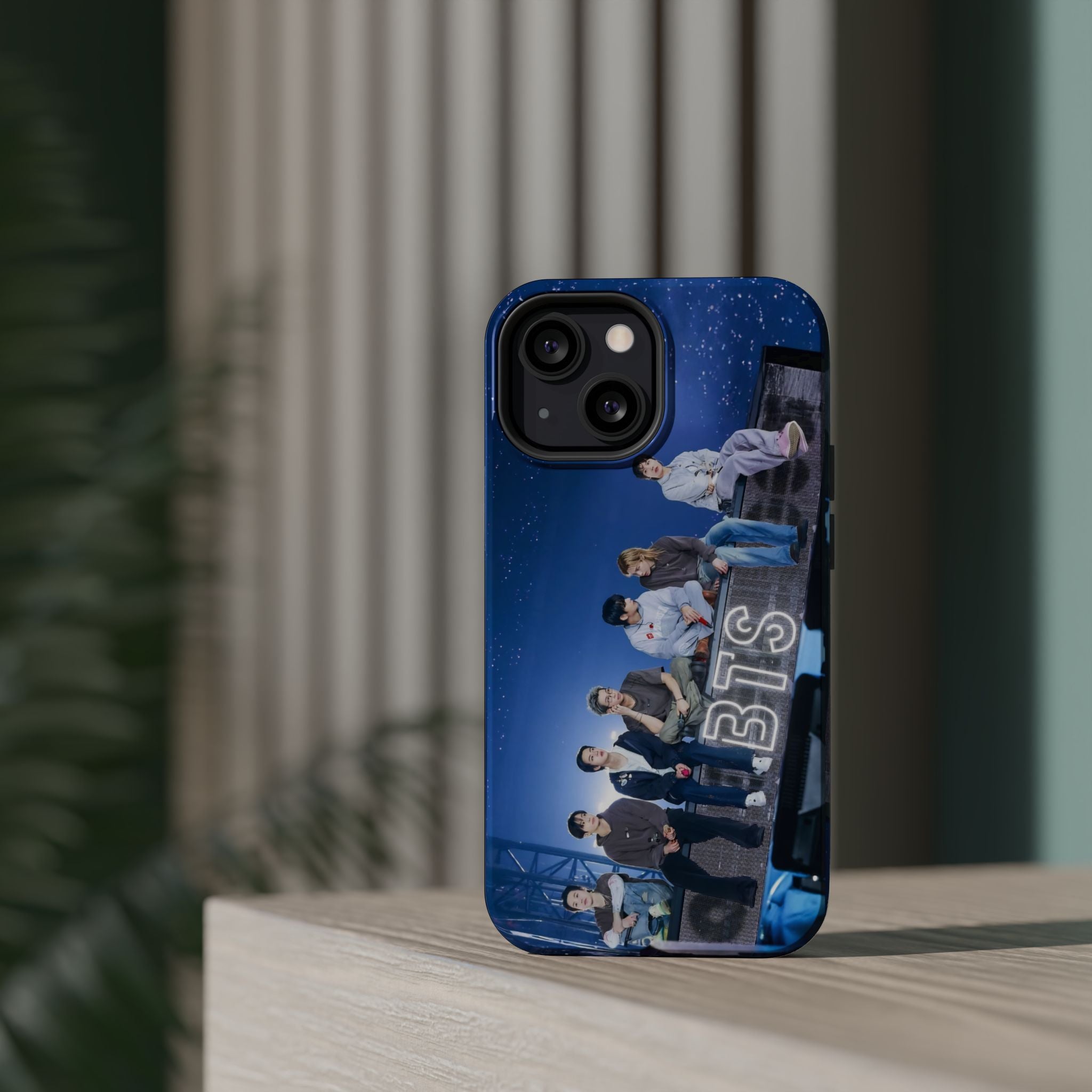 Printify BTS Bangtan World Tour ‘Arirang’ impact-resistant phone case for iPhone 17 and Samsung Galaxy 26 Ultra, featuring vibrant tour design.