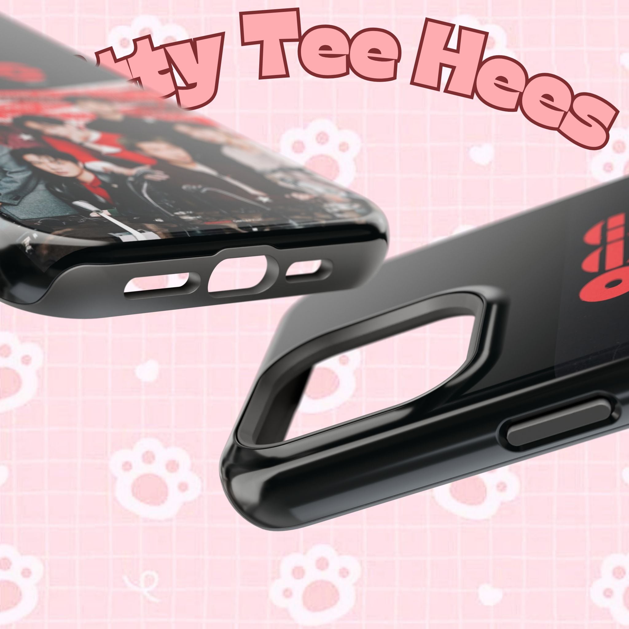 Printify BTS Arirang phone case featuring Bangtan concert design, impact-resistant K-Pop band phone cover with band photo artwork.