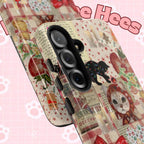 Christmas Cats phone case | festive kitten collage iPhone case - Kitty TeeHees