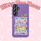 BTS member names phone case featuring Jungkook, Jimin, and Rap Monster for iPhone 17, tough protective case by Printify