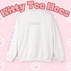 Lavender BTS Logo Arirang crewneck sweatshirt by Printify featuring K-pop band design and concert-inspired print.