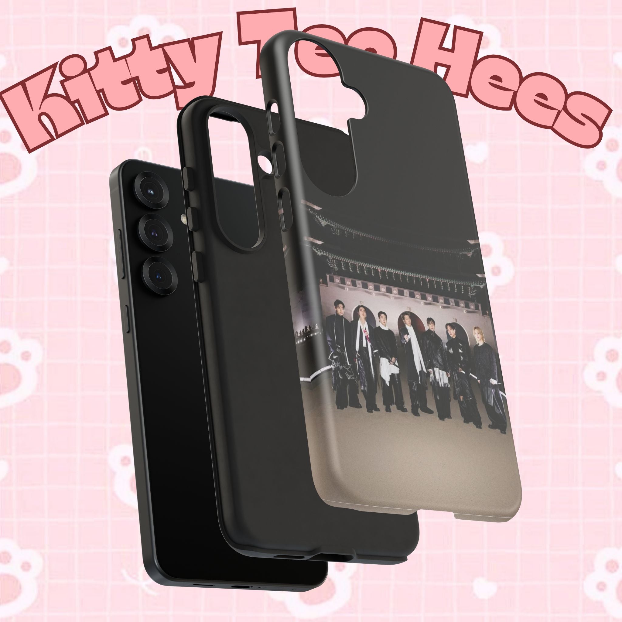 BTS Arirang and Swim Comeback phone case for iPhone and Samsung, featuring K-pop BTS design with tough protective material.
