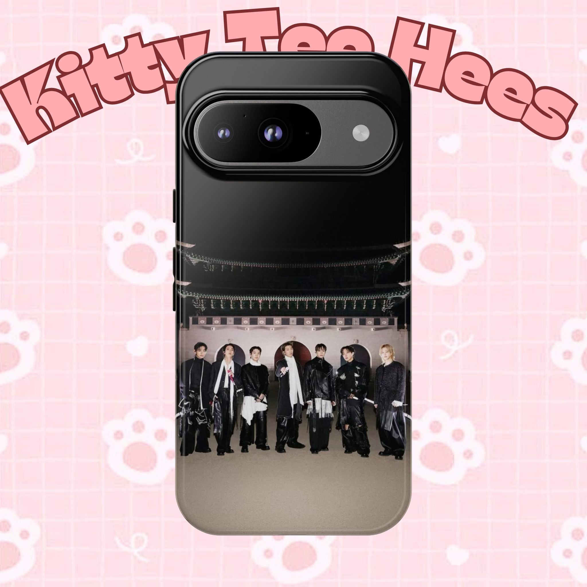 BTS Arirang phone case for iPhone, featuring BTS Swim Comeback design, durable Samsung K-pop phone case by Printify.