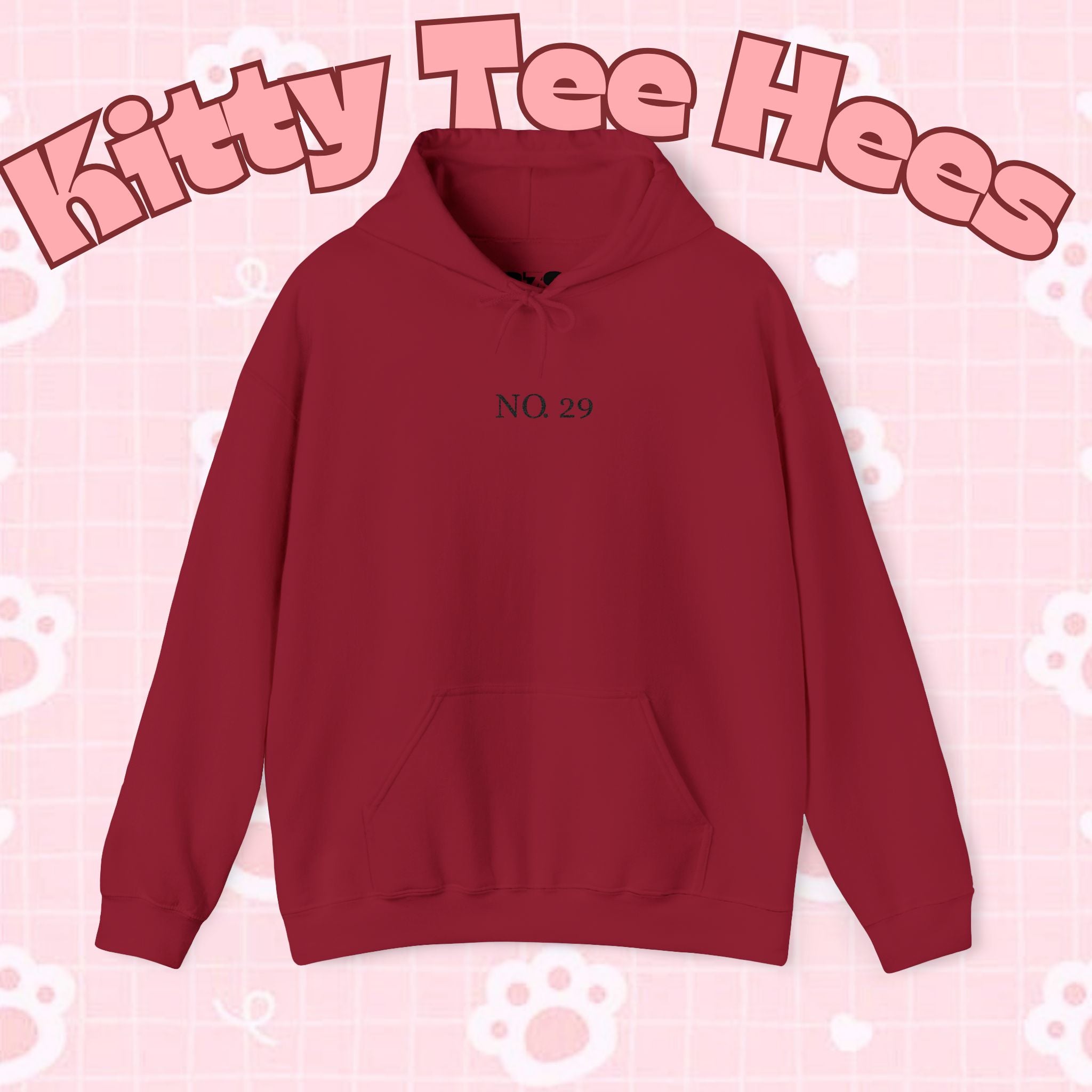 Unisex BTS No.29 sweater hoodie featuring Arriang BTS concert design, heavy blend fabric, casual fit, printed by Printify.