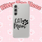 Copy of Cat Mom Flexi Phone Case, Cute Pet Lover Gift, Custom Cat Parent Accessory, Stylish Phone Cover, Cat Lover Merchandise - Kitty TeeHees