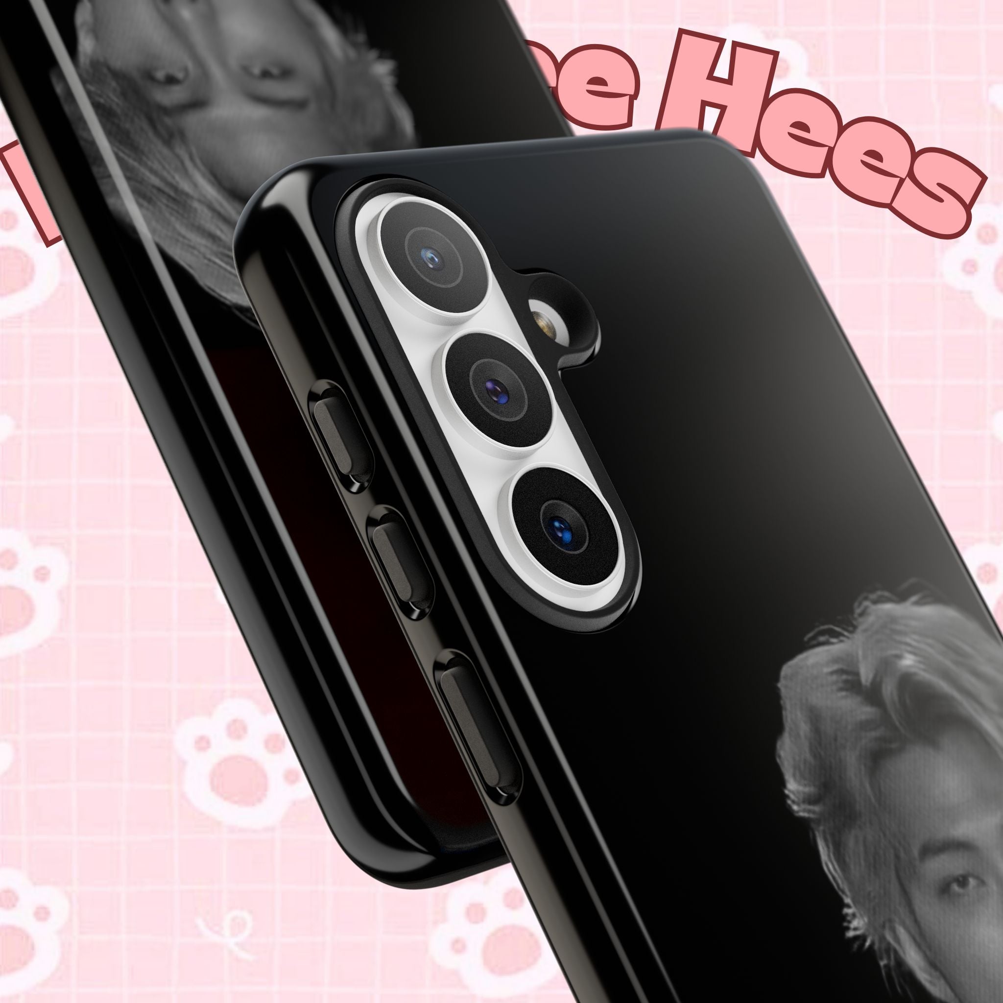 Namjoon BTS concert-themed iPhone case by Printify, tough phone protector with vibrant design and durable construction.