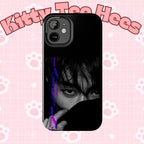 Dark Bangtan design BTS Taehyung (V) tough phone case for iPhone and Samsung featuring Kim Taehyung from BTS.