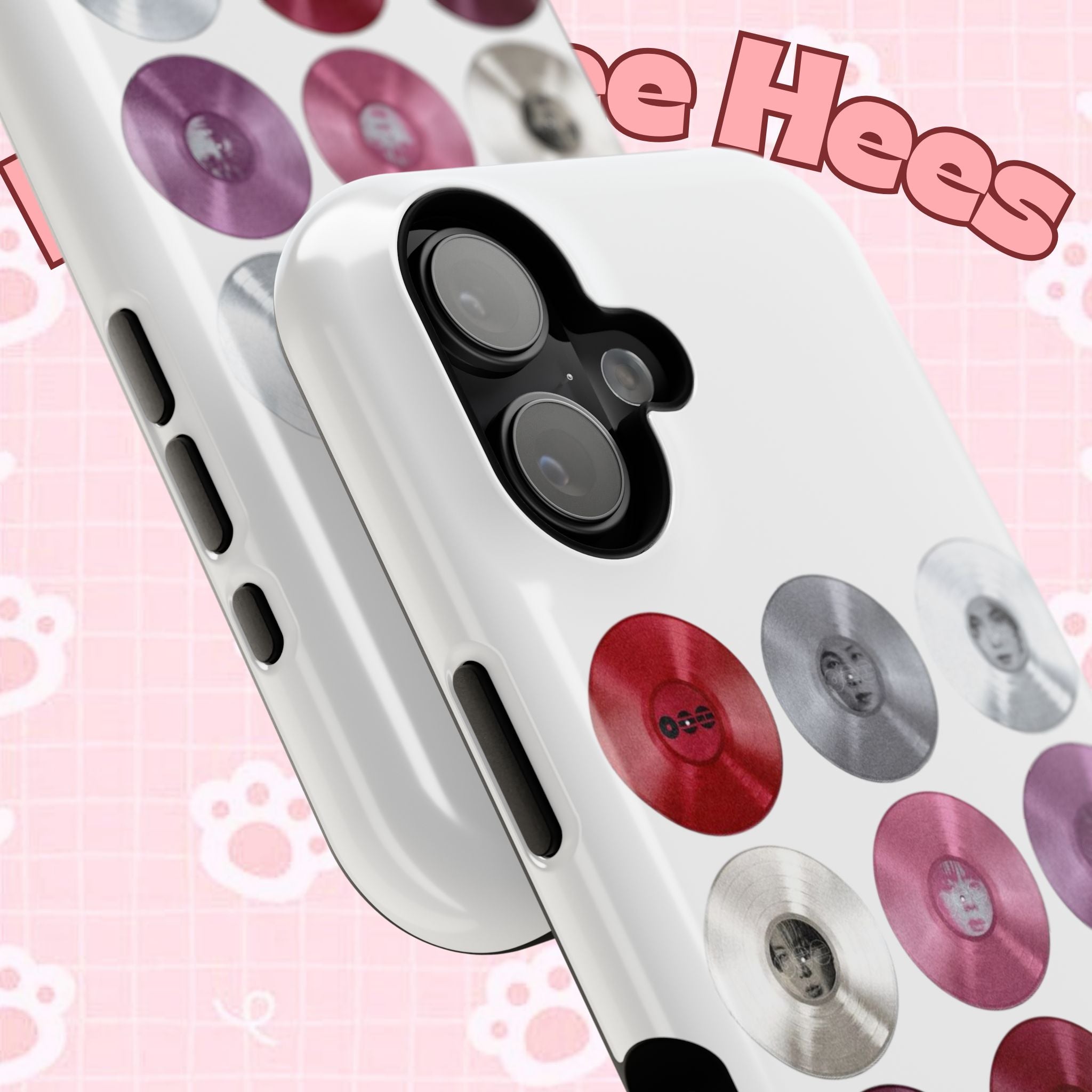 Printify BTS Arirang vinyl record grid phone case with impact-resistant design and BTS fan merch style.