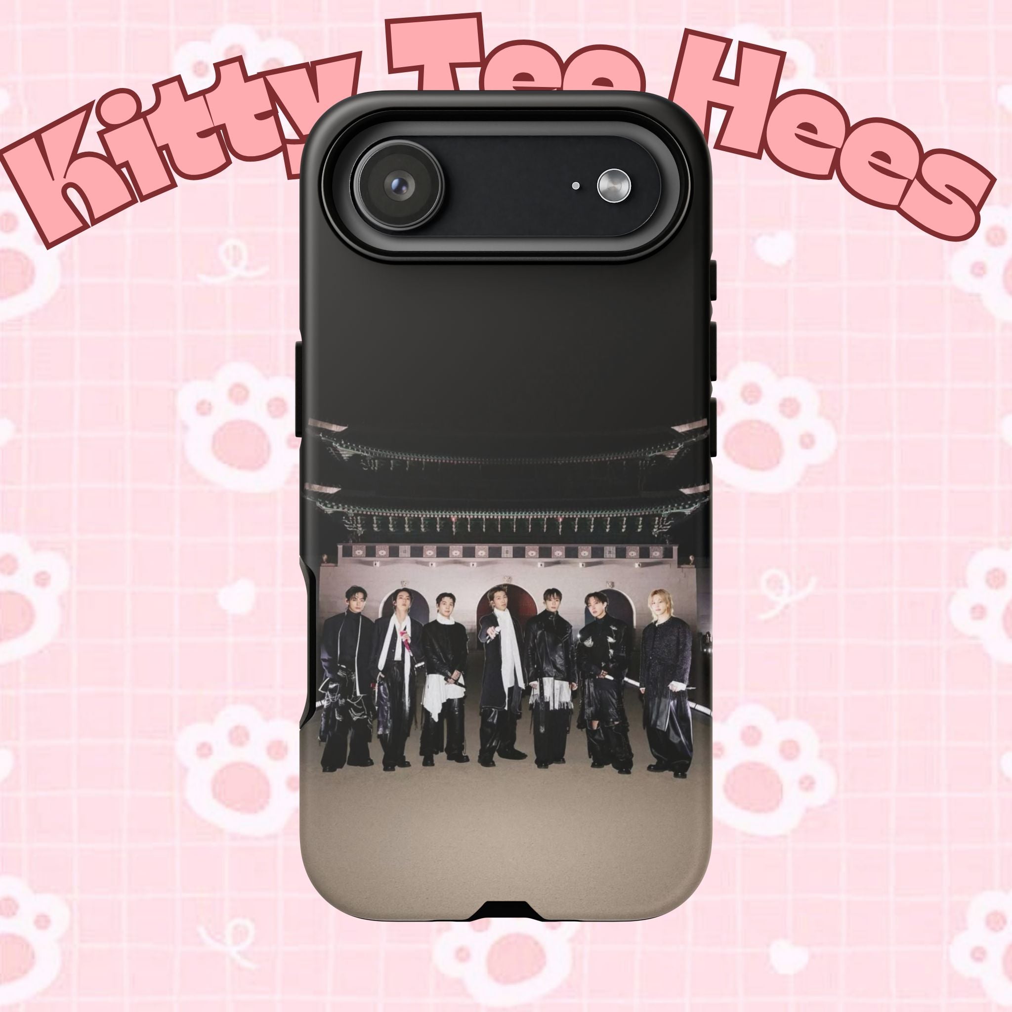 BTS Arirang and Swim comeback phone case for iPhone, durable K-pop Samsung case with BTS design by Printify.