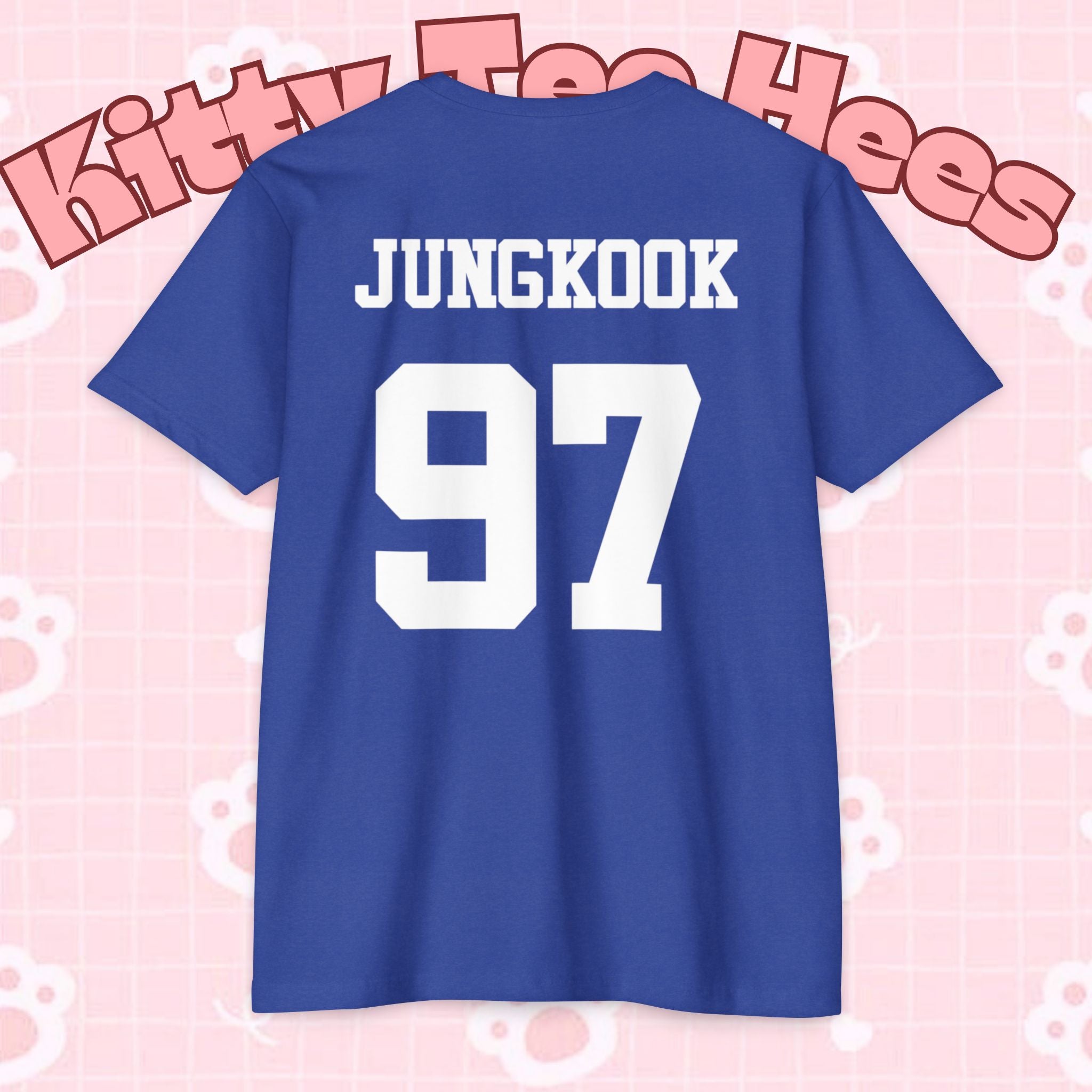 Custom BTS T-shirt featuring Jungkook, Jimin, V, J-Hope, RM, Suga, Jin, and Bangtan Boys for 2026 K-pop concert.