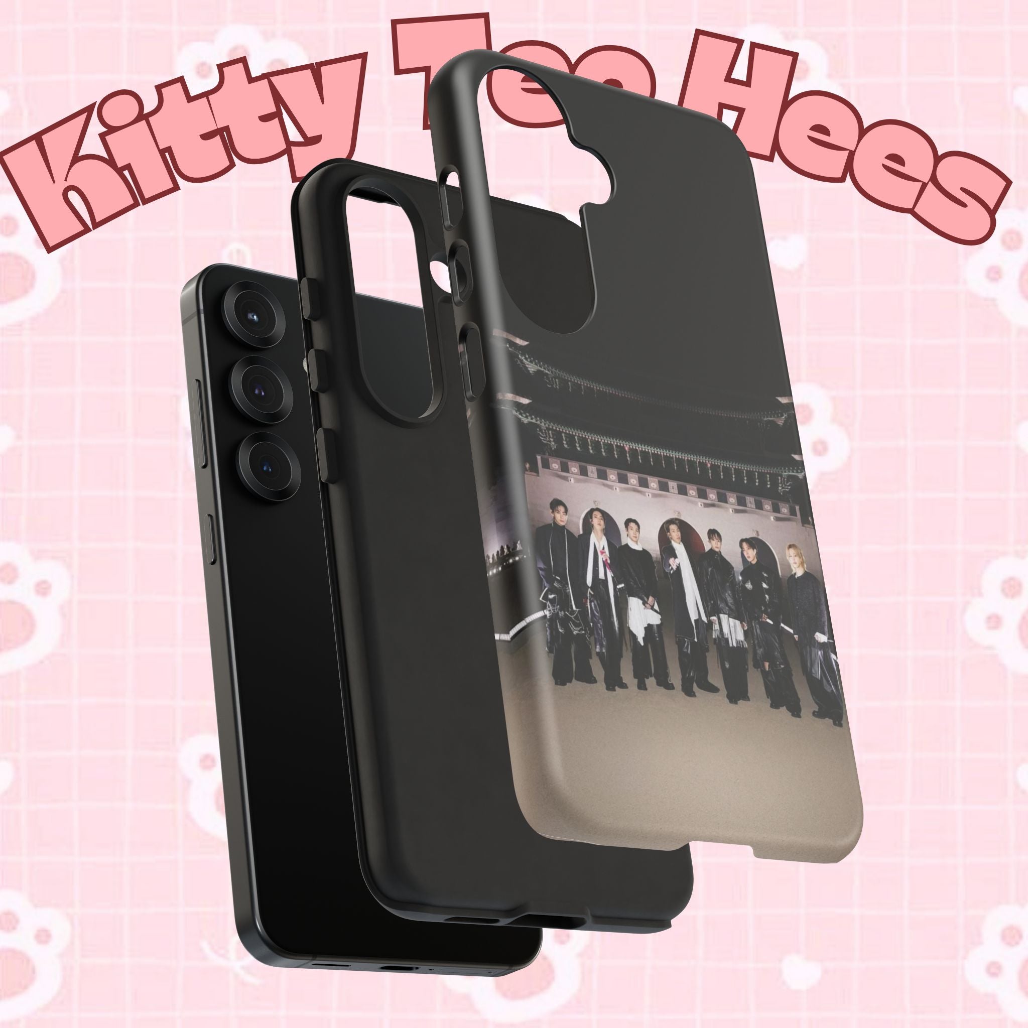 BTS Arirang phone case for iPhone with BTS Swim Comeback design, featuring K-pop band BTS on a durable Printify Samsung case.