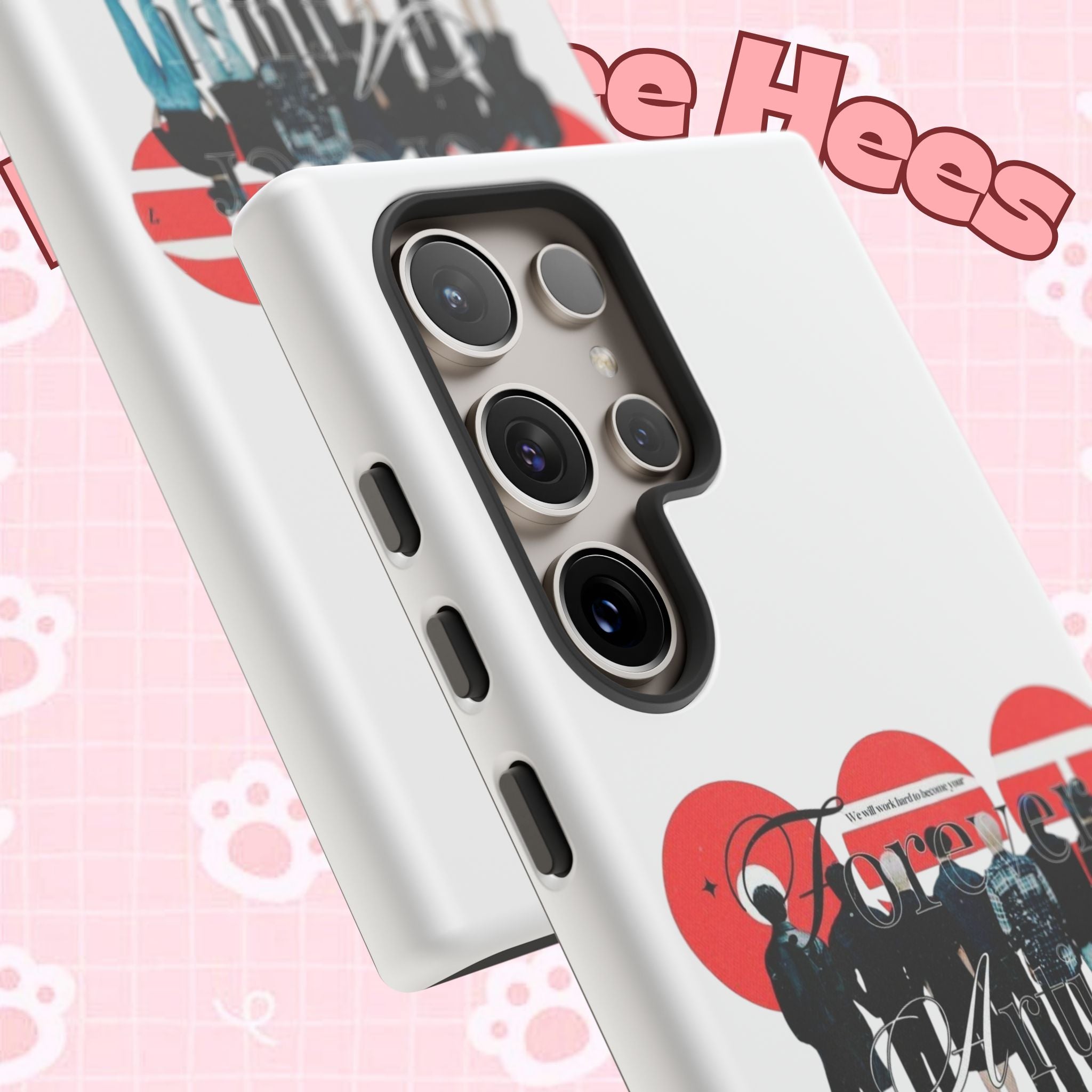 BTS Concert Phone Case with 'Bangtan Arirang' design for iPhone and Samsung, featuring colorful K-Pop themed artwork.
