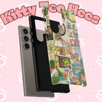 Cute cat portrait iPhone 17 case by Printify featuring a cozy living room pet-themed design on a stylish phone cover.