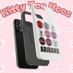Printify Bangtan Arirang BTS vinyl record grid phone case with impact-resistant design, featuring BTS fan merchandise artwork.