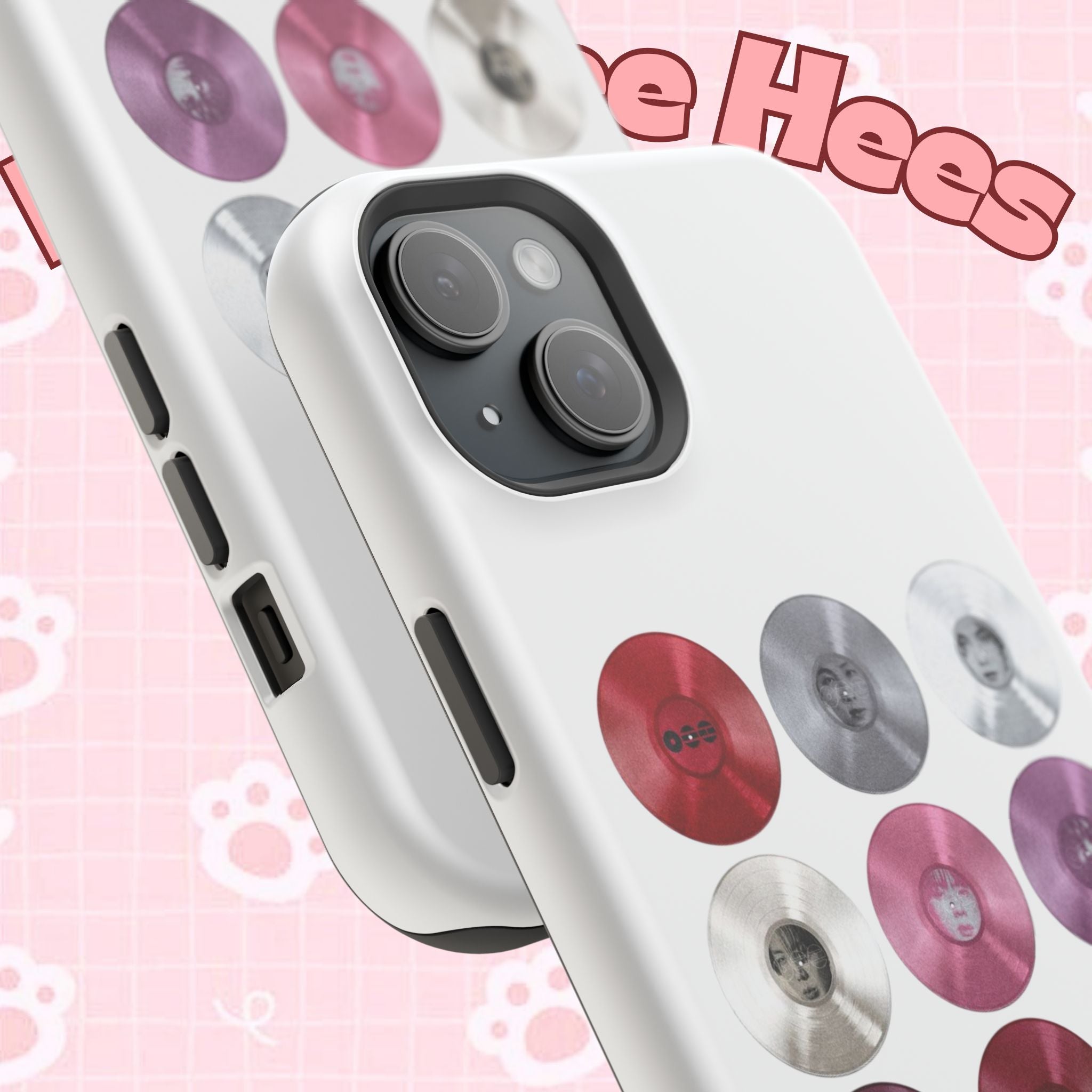Printify BTS Arirang vinyl record grid phone case featuring impact-resistant design with cool BTS fan merch style.