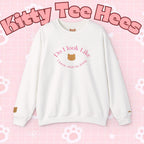 Funny Cat Cozy Pullover Sweatshirt | Cat Illustration, Cozy Vibes, Christmas 2025 gift, pet lovers - Kitty TeeHees
