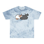 Color Blast Cat T-Shirt, Soft Cotton Tee for Cat Lovers - Kitty TeeHees