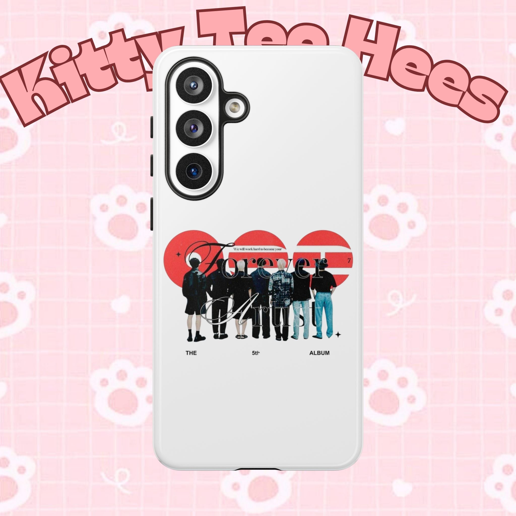 BTS Concert Phone Case with 'Bangtan Arirang' design for iPhone and Samsung, featuring K-Pop band artwork by Printify