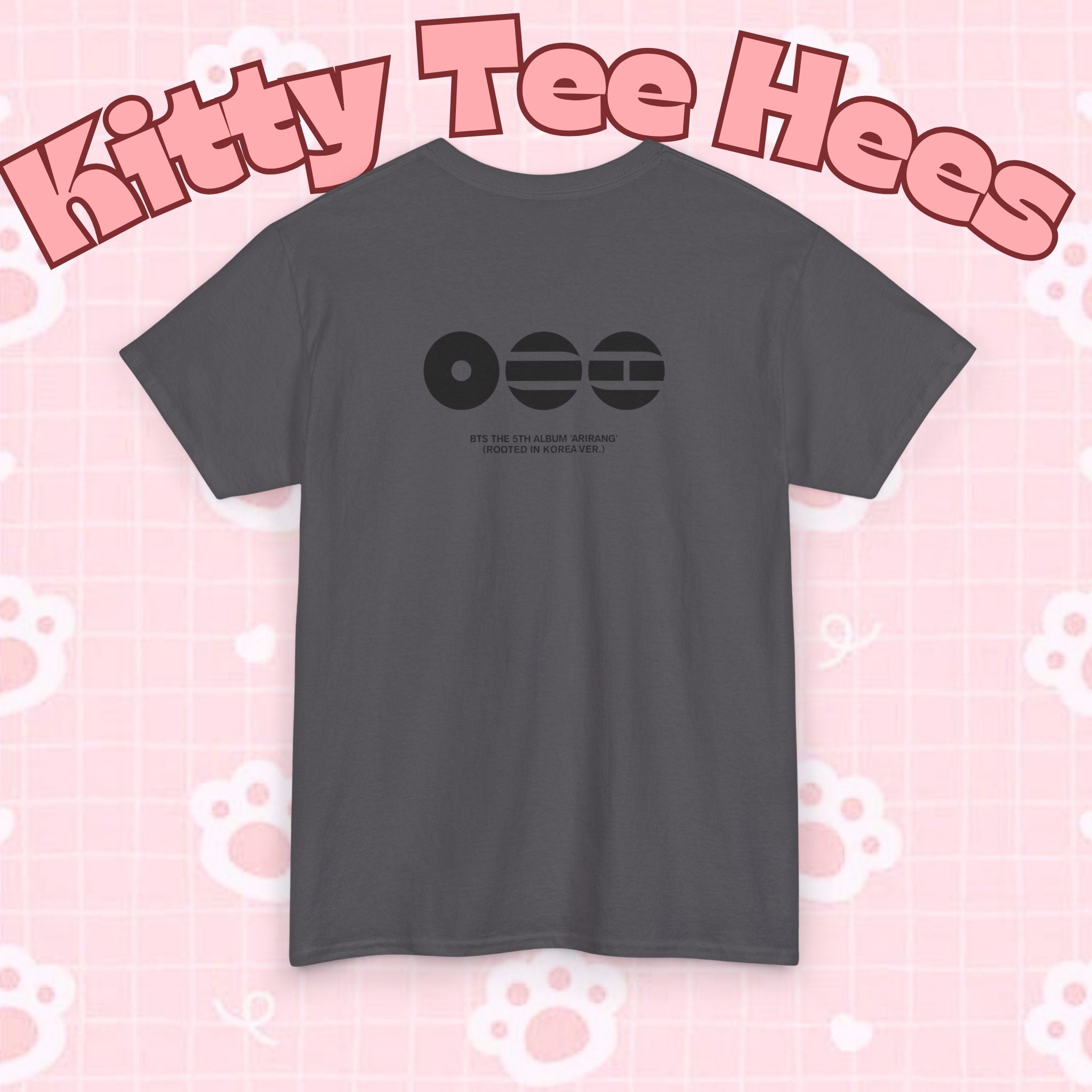 K-Pop inspired BTS concert T-shirt featuring Bangtan Boys graphic, casual fit, black cotton, ideal for BTS world tour fans.