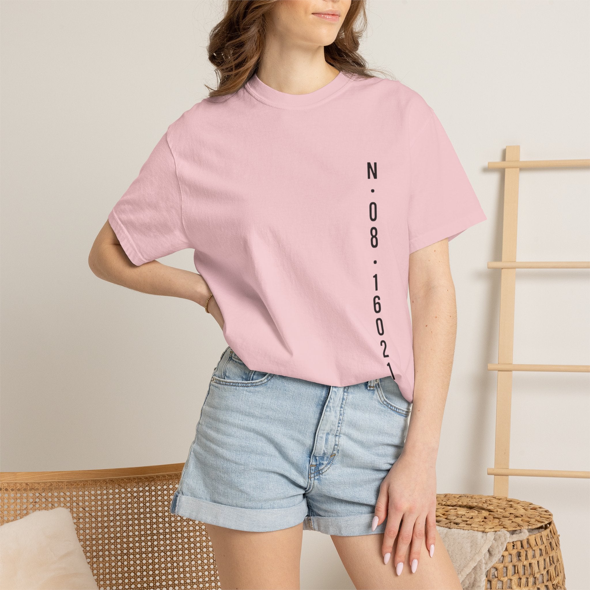 BTS 'Save Me' era fan T-shirt with retro concert style design, printed by Printify, featuring bold graphics on a casual cotton tee.