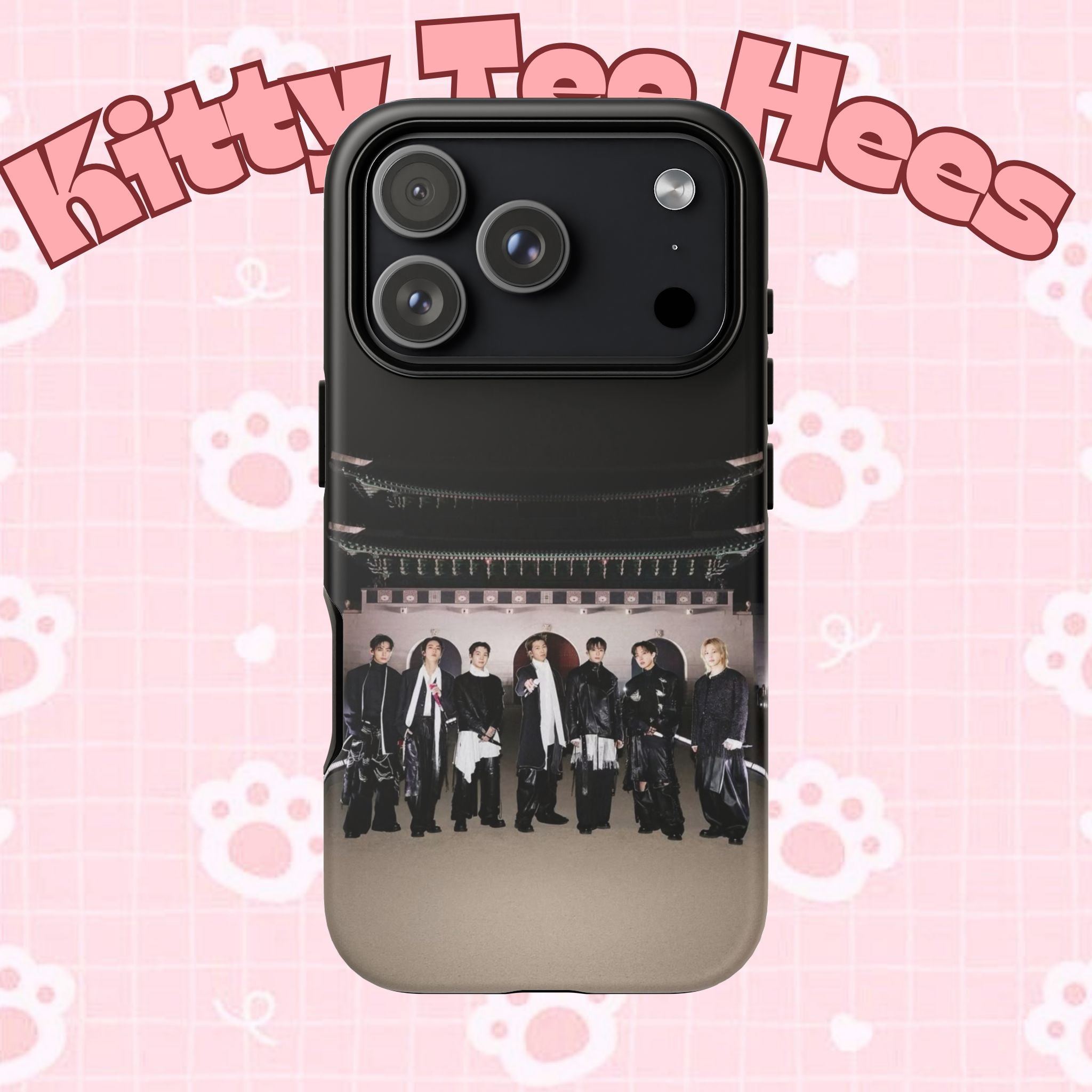 BTS Arirang phone case for iPhone featuring BTS Swim comeback design, durable Printify K-pop Samsung case with vibrant artwork.