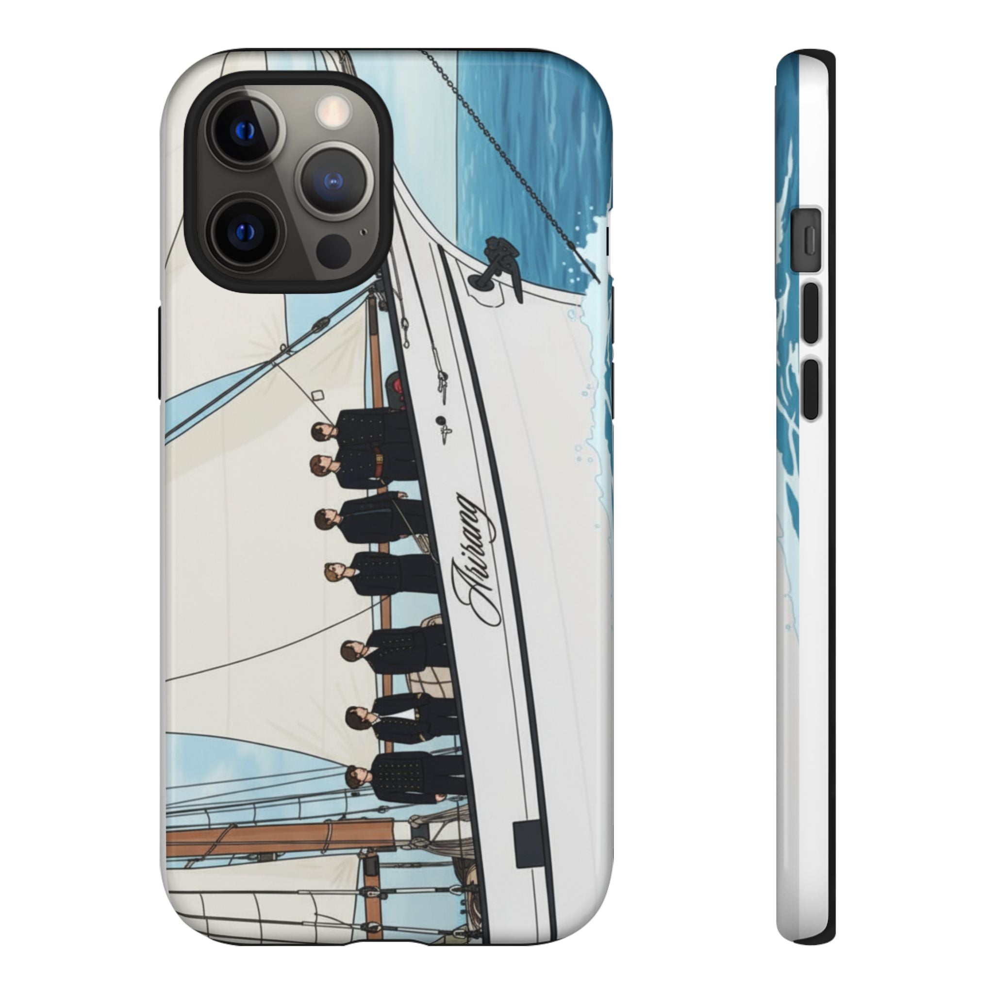 BTS Arirang swim phone case for iPhone 17 and Samsung, tough concert phone case featuring Bangtan Boys design by Printify